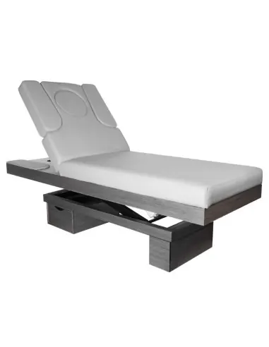 Table de Massage Électrique SPA Azzurro 815B – Bois Gris Chauffante avec LED
