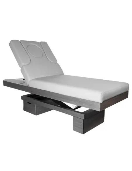 Table de Massage Électrique SPA Azzurro 815B – Bois Gris Chauffante avec LED