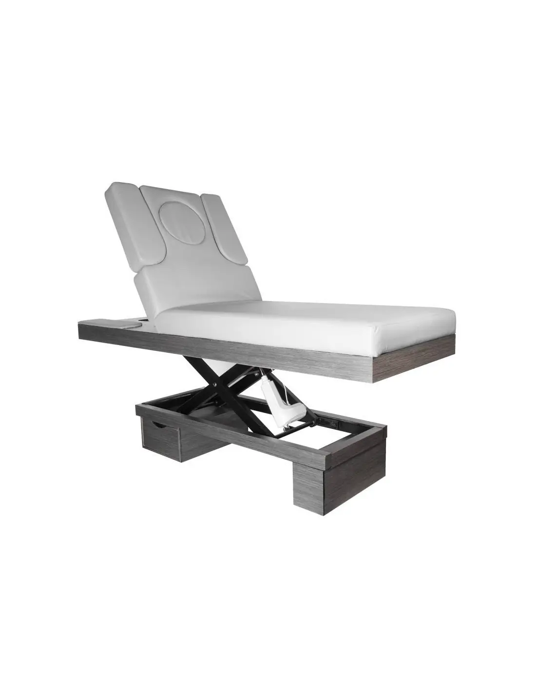 Table de Massage Électrique SPA Azzurro 815B – Bois Gris Chauffante avec LED