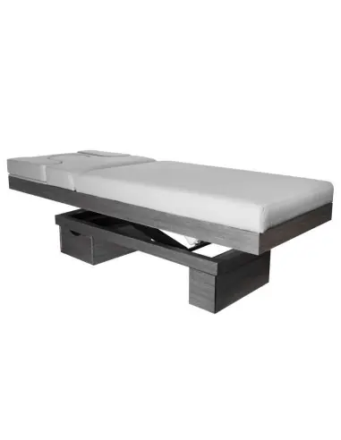 Table de Massage Électrique SPA Azzurro 815B – Bois Gris Chauffante avec LED