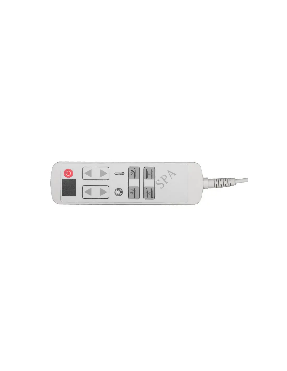 Table de Massage Électrique SPA Azzurro 815B – Bois Gris Chauffante avec LED