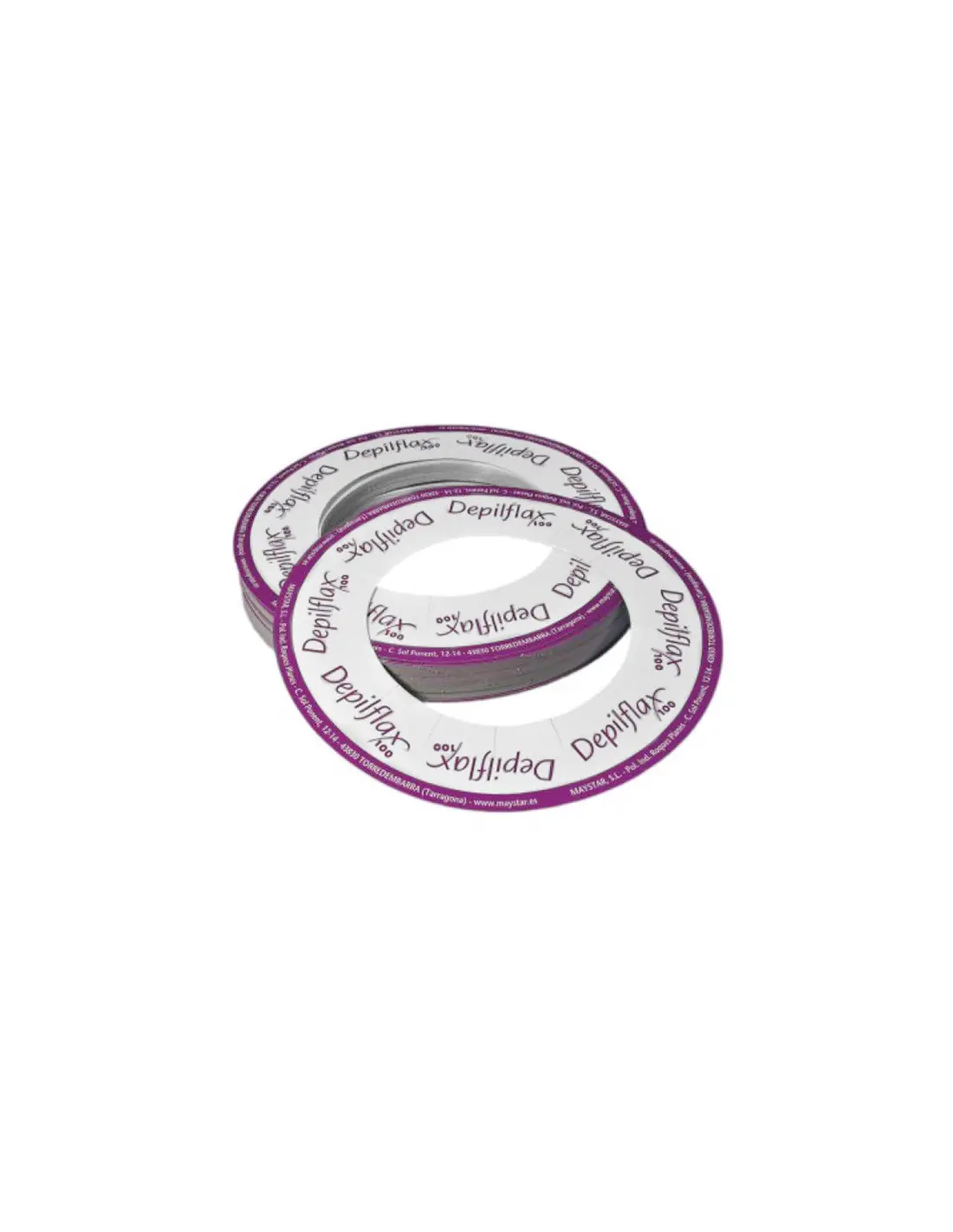 Depilflax 100 paper collar for cans 10 pcs.