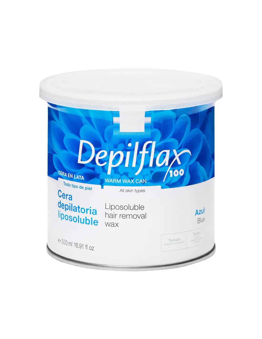 DEPILFLAX CIRE POUR EPILATION POT 500ML AZULEN 
