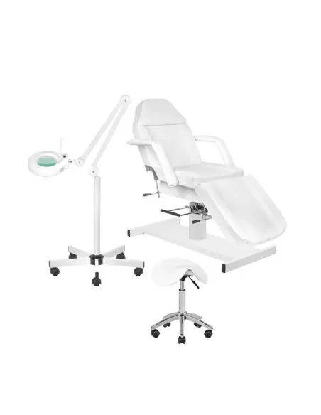 Conjunto sillón 210 + lupa LED S5 + taburete 302 