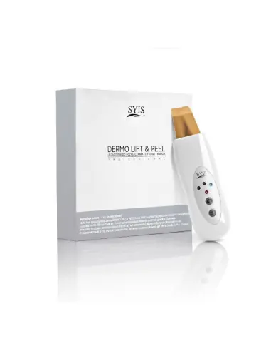 device system. Dermo Lift&Peel skin exfoliator golden spatula