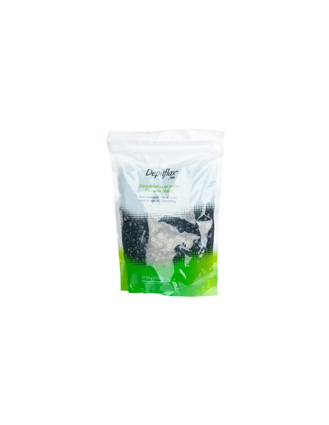 Depilflax 100 cire à épiler souple à bas point de fusion noir nacré 1000 g 