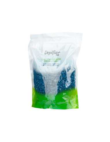 Depilflax 100 cire à épiler souple à bas point de fusion perle azul 1000 g 