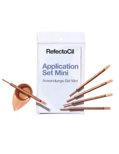 Set di applicazioni Refectocil mini oro rosa