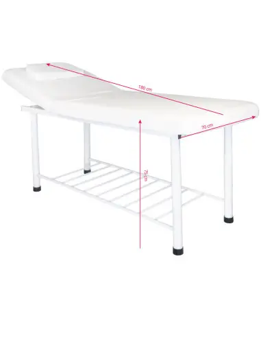 Lettino da massaggio 812 basic bianco