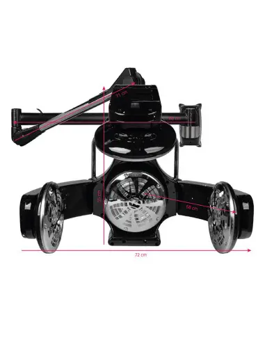 Gabbiano infrazon colgante 868A negro 