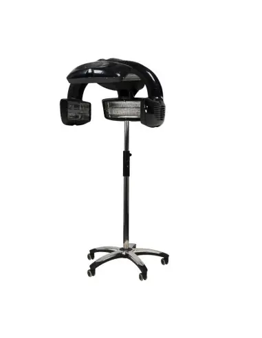 Hair color processor Climazon hairdressing stand on tripod for professional salon side view