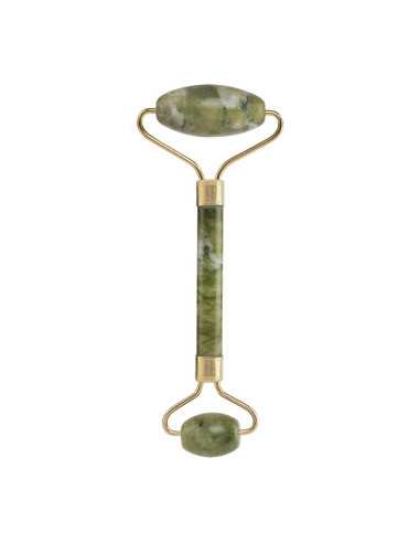 Rouleau masseur en jade vert 