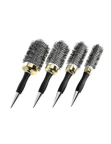 A set of 4 O-24 hairbrushes