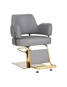 Chaise de coiffure Gabbiano Linz gris or