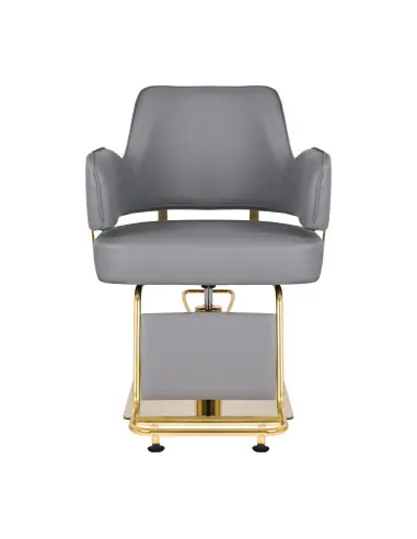 Sillón de peluquería Gabbiano Linz oro gris 