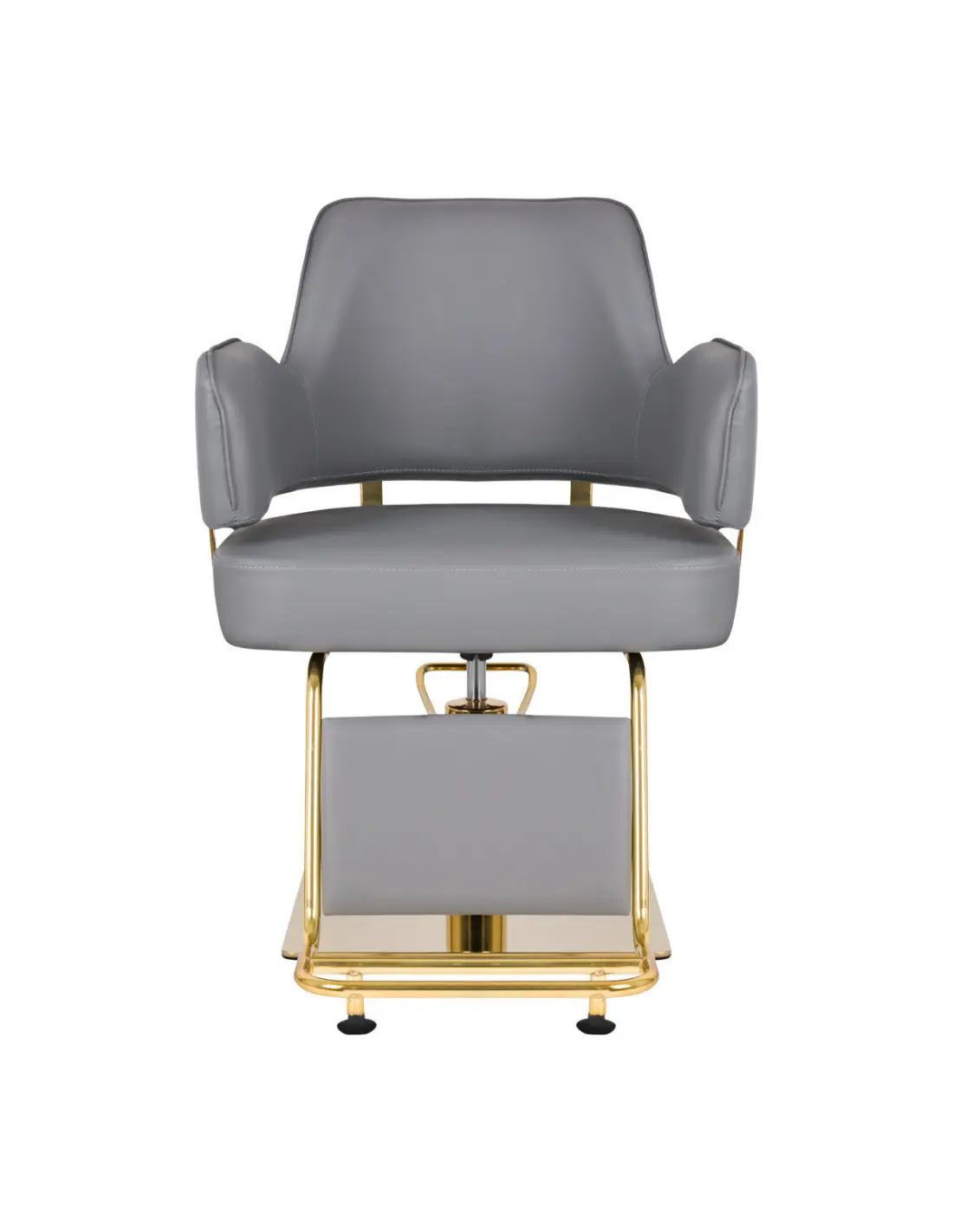 Sillón de peluquería Gabbiano Linz oro gris 