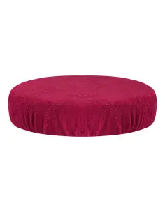 Funda de rizo para taburete fucsia