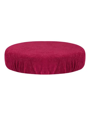 Funda de rizo para taburete fucsia