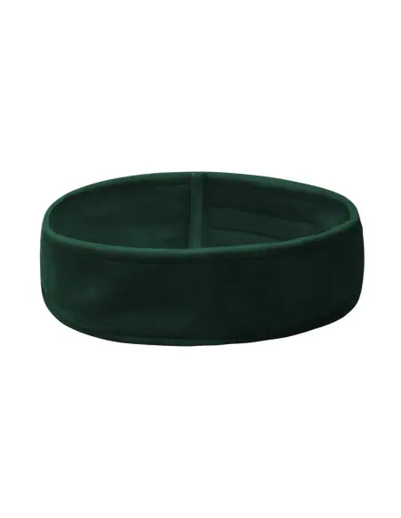 Diadema cosmética verde botella velour