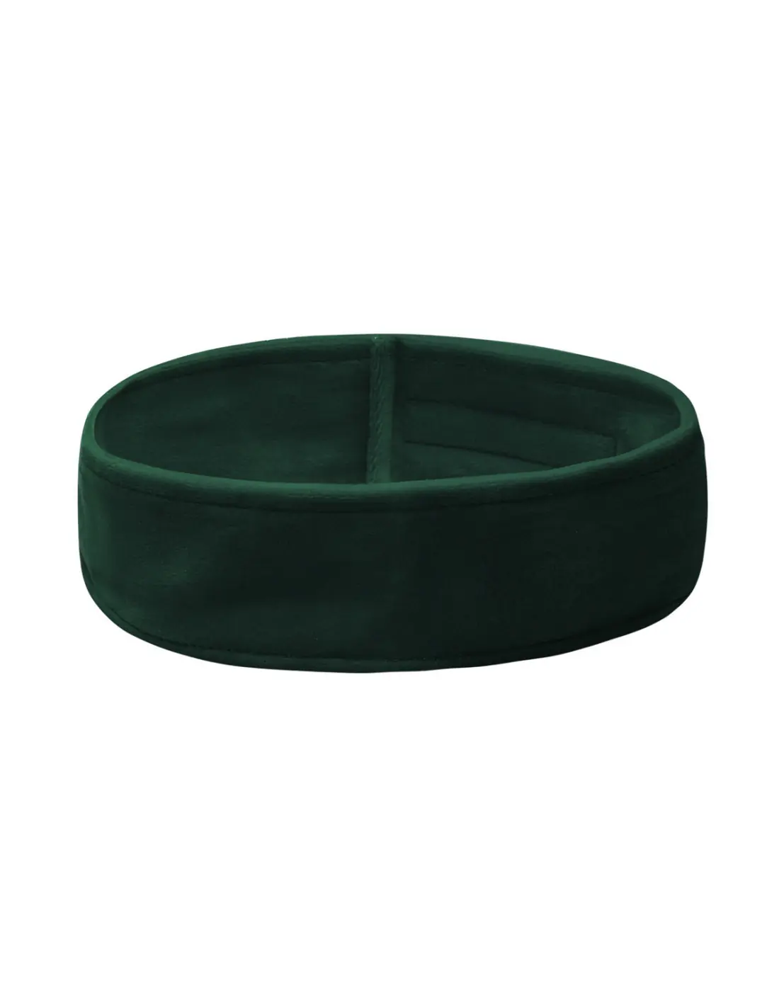 Bandeau cosmétique velours vert bouteille 