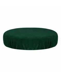 Housse éponge pour tabouret vert bouteille