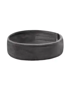 Grey velvet cosmetic headband