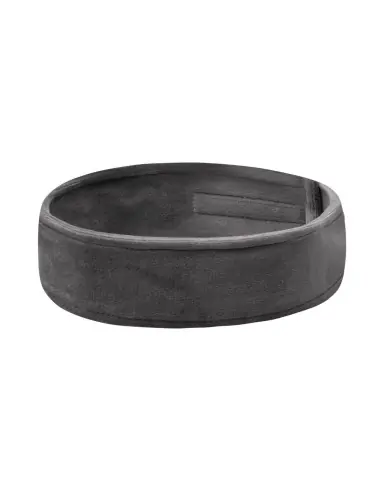 Grey velvet cosmetic headband