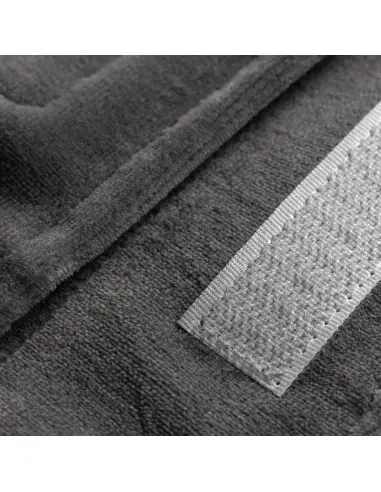 Grey velvet cosmetic headband