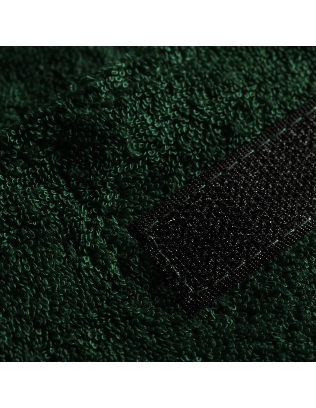 Bottle green terry headband