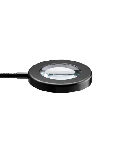 Snake ring LED loeplamp voor op het bureau zwart 