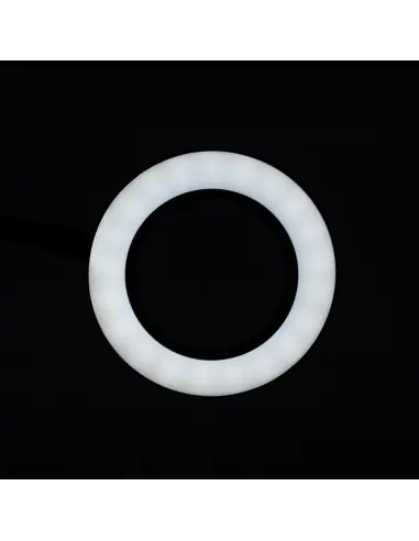 LED-Lupenleuchte Snake Ring für Schreibtisch Schwarz