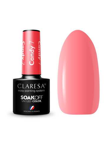 CLARESA Lakier hybrydowy CANDY 7 -5g 