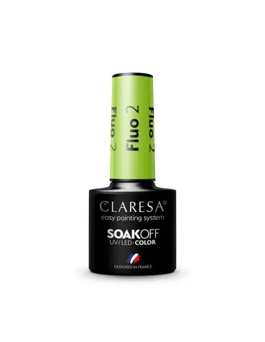 CLARESA lakier hybrydowy FLUO 2 -5g 