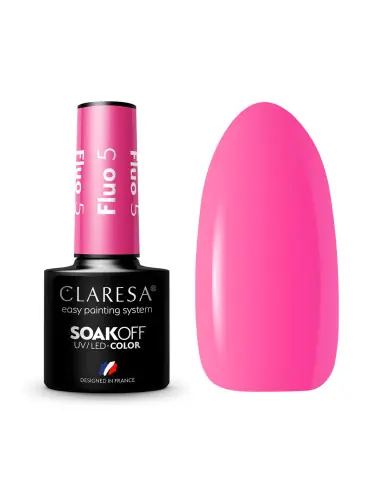 Vernis hybride CLARESA FLUO 5 -5g 