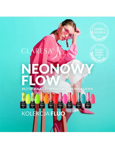 Vernis hybride CLARESA FLUO 6 -5g 