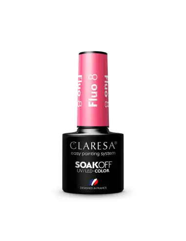 CLARESA barniz híbrido FLUO 8 -5g