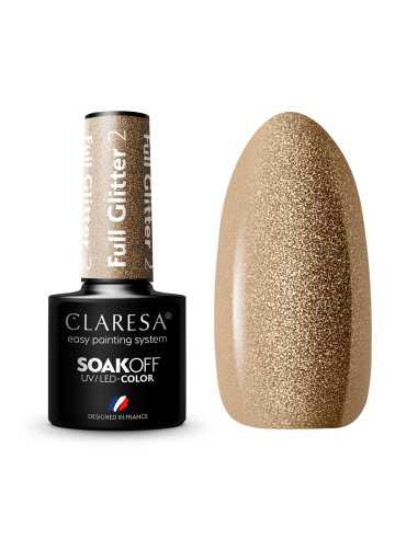 CLARESA Smalto ibrido FULL GLITTER 2 -5g