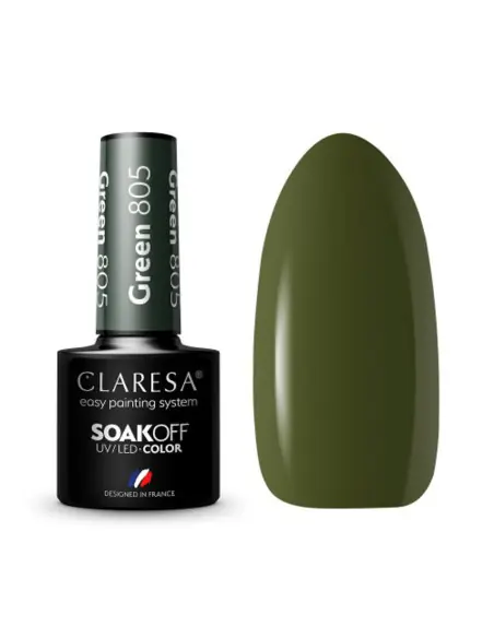 CLARESA Barniz Híbrido VERDE 805 -5g