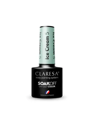 CLARESA vernis hybride Glace 5 -5g 