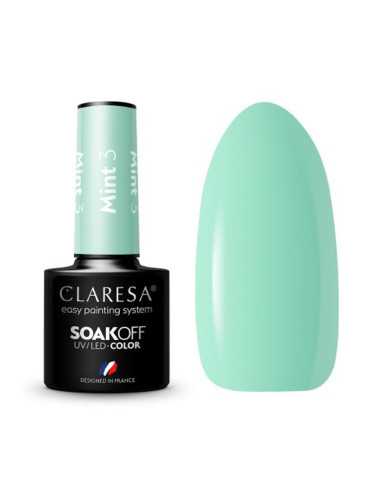 CLARESA MINT 3 vernis à ongles hybride -5g 