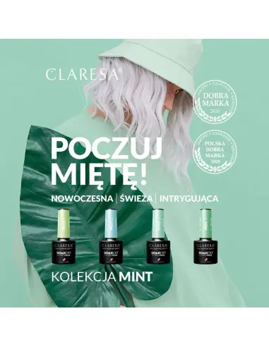 CLARESA Vernis à ongles hybride MENTHE 4 -5g 