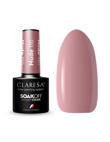 CLARESA Smalto per unghie ibrido NUDE 116 -5g