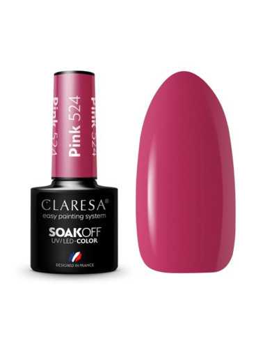 CLARESA Vernis Hybride ROSE 524 -5g 