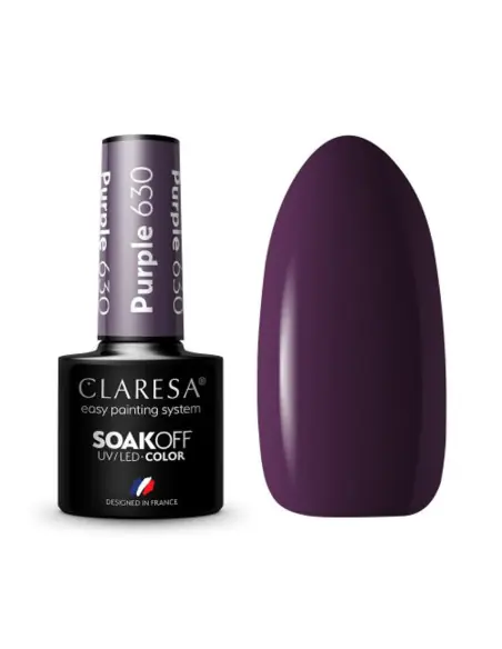 CLARESA Barniz Híbrido MORADO 630 -5g