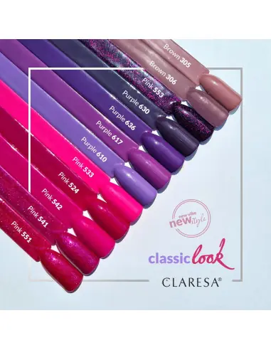 CLARESA Vernis Hybride VIOLET 630 -5g 