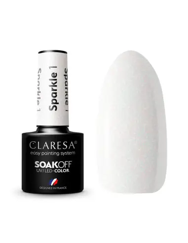 CLARESA Hybrid Nail Polish SPARKLE 1 -5g 