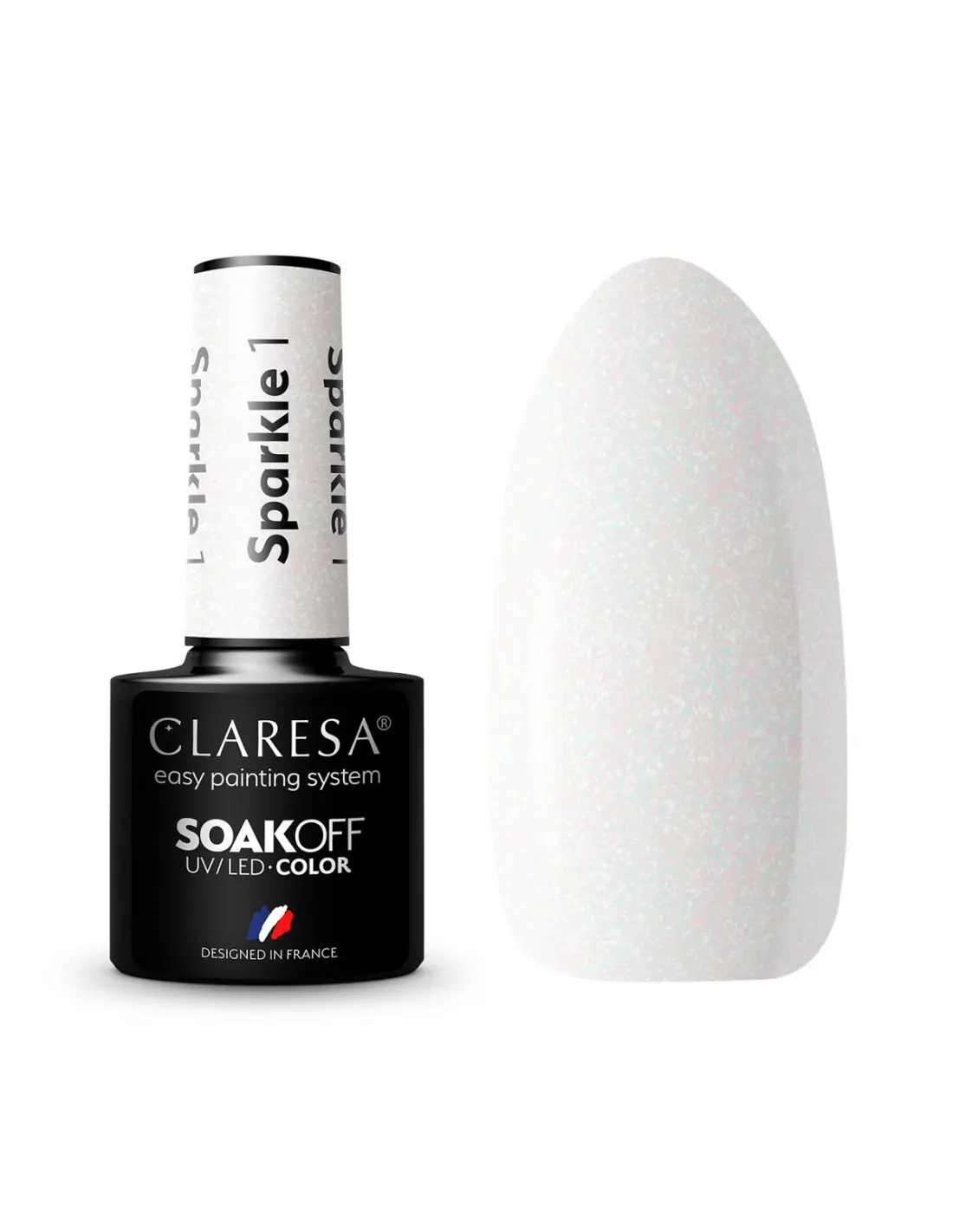 CLARESA Vernis à ongles hybride SPARKLE 1 -5g 