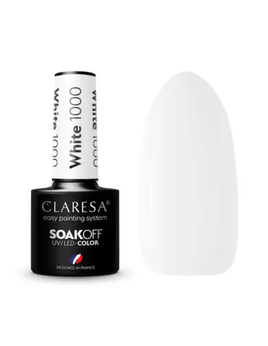 CLARESA Vernis Hybride BLANC 1000 -5g 