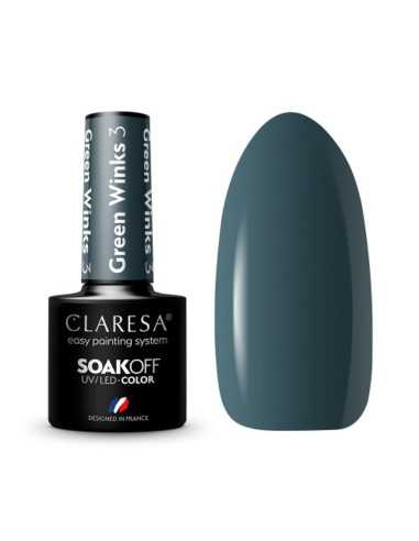 Vernis hybride CLARESA GREEN WINKS 3 -5g 