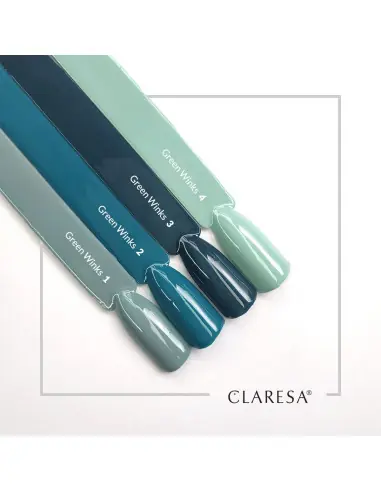 Hybrid varnish CLARESA GREEN WINKS 3 -5g 